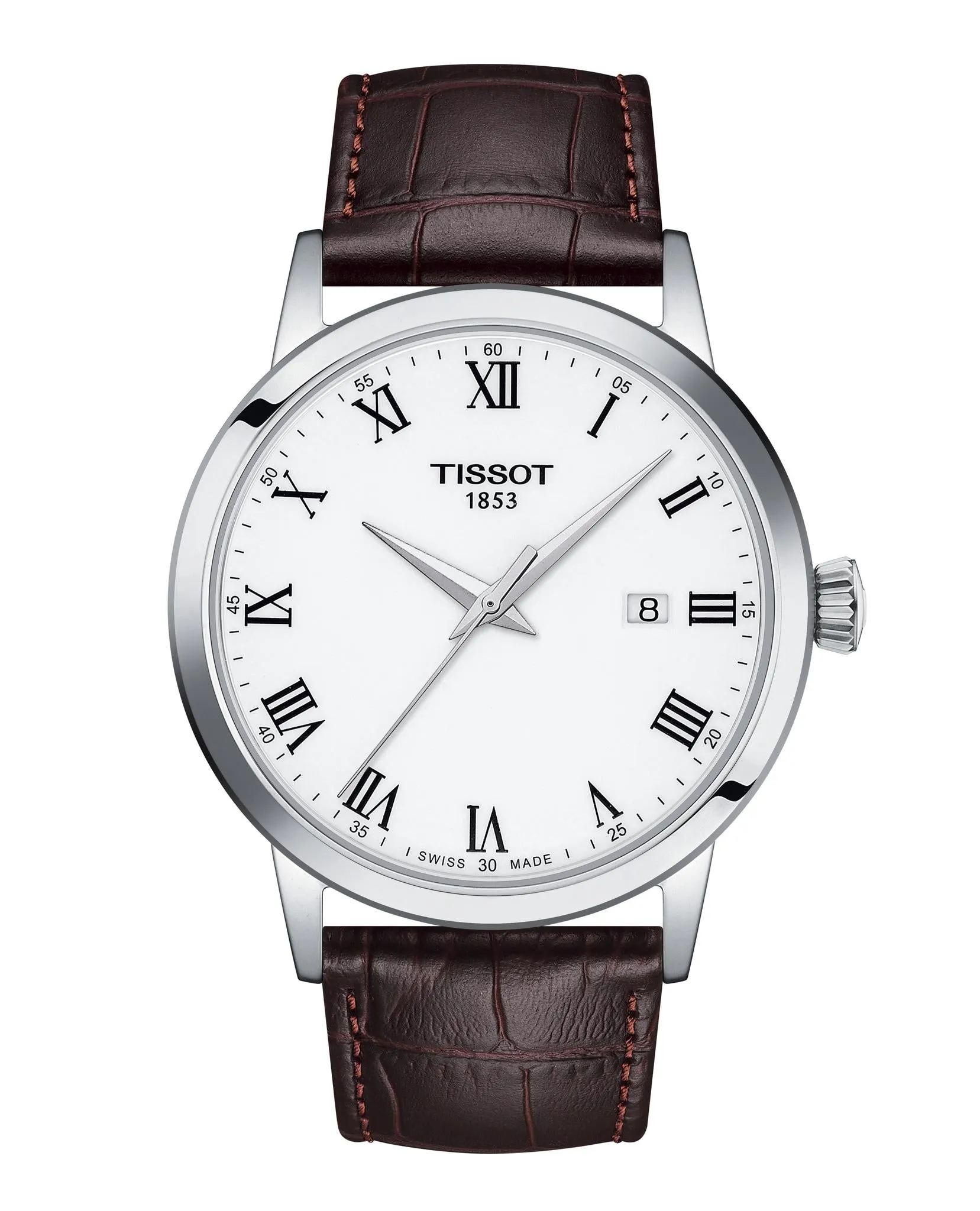 Tissot Classic Dream Men's Watch Brown Leather T1294101601300