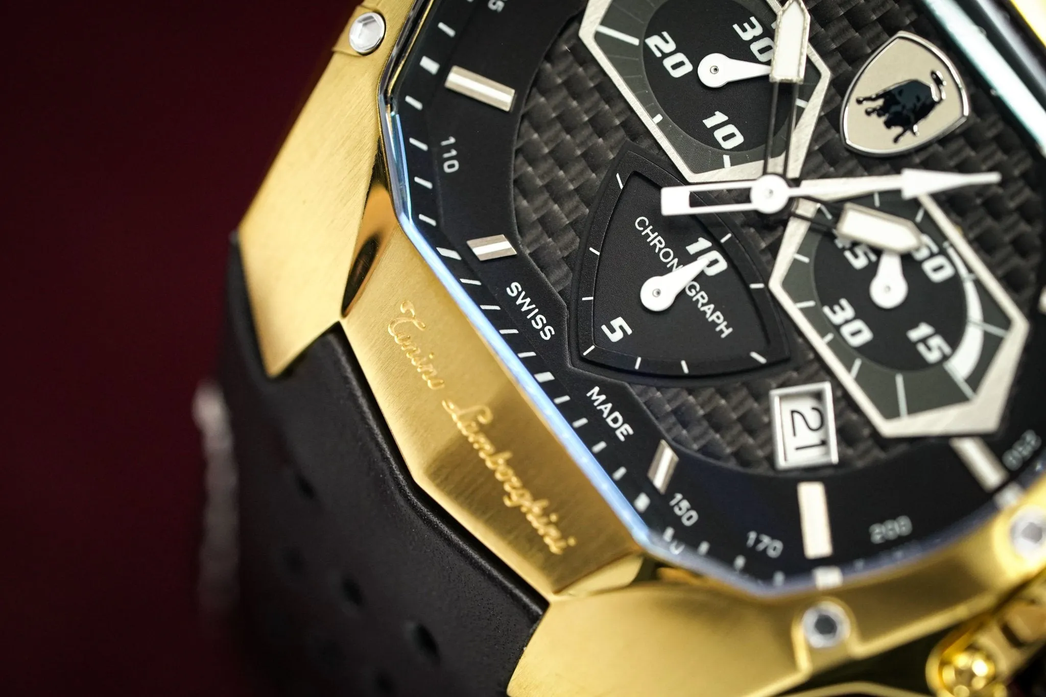 Tonino Lamborghini GT1 Chronograph Watch Gold T9GD-YG