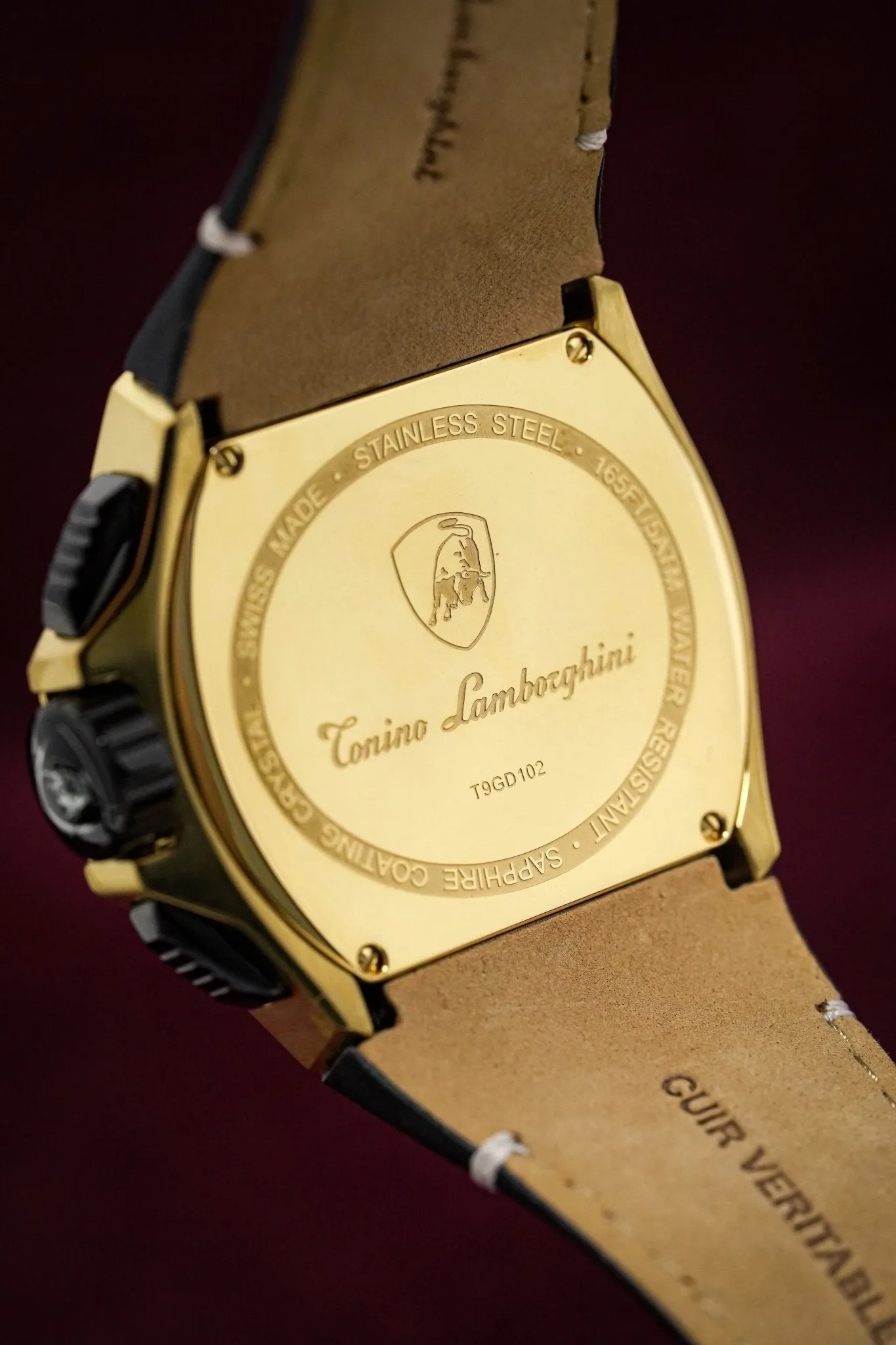 Tonino Lamborghini GT1 Chronograph Watch Gold T9GD-YG