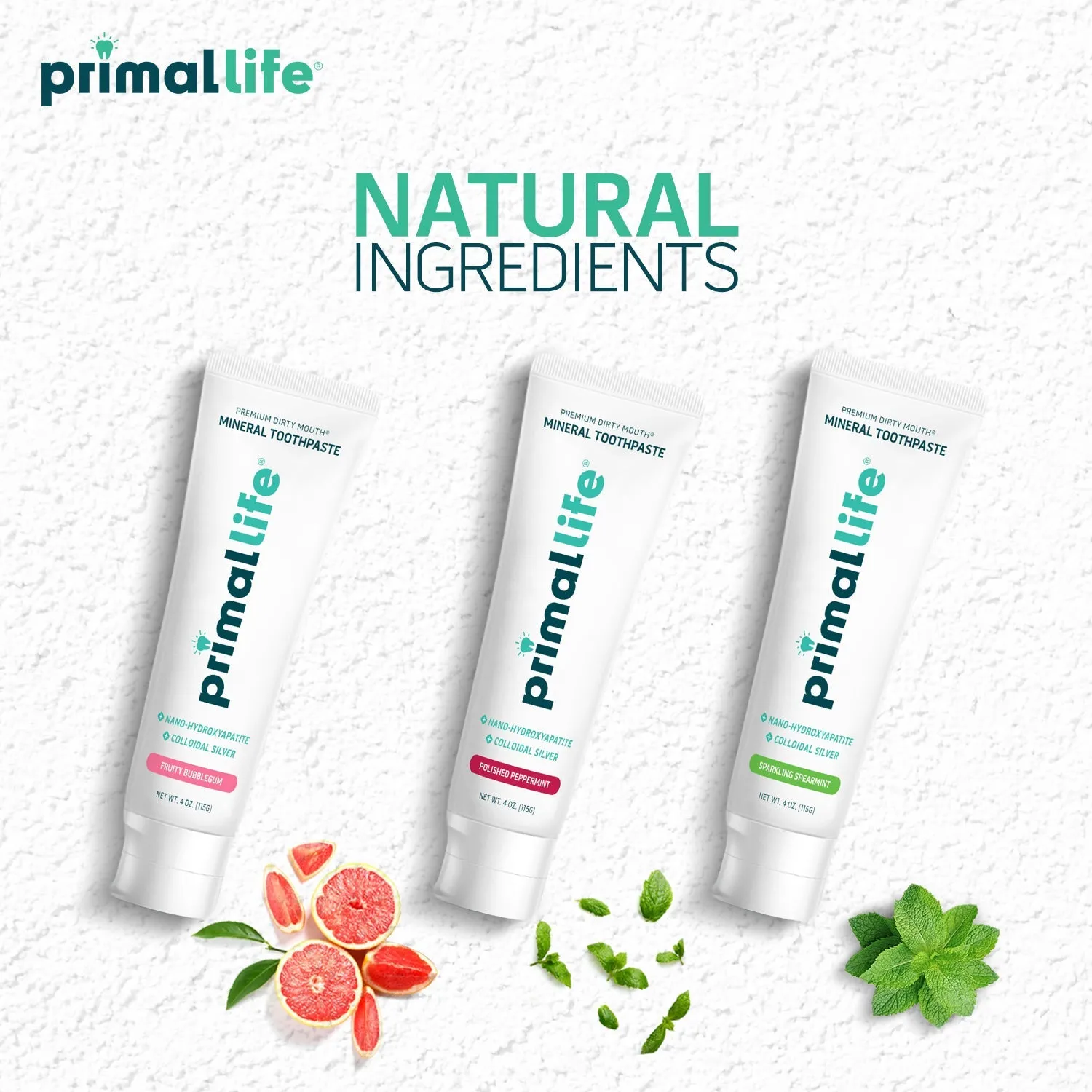 Toothpaste Package by Primal Life Organics