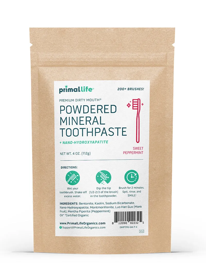 Toothpowder /  Powdered Mineral Toothpaste