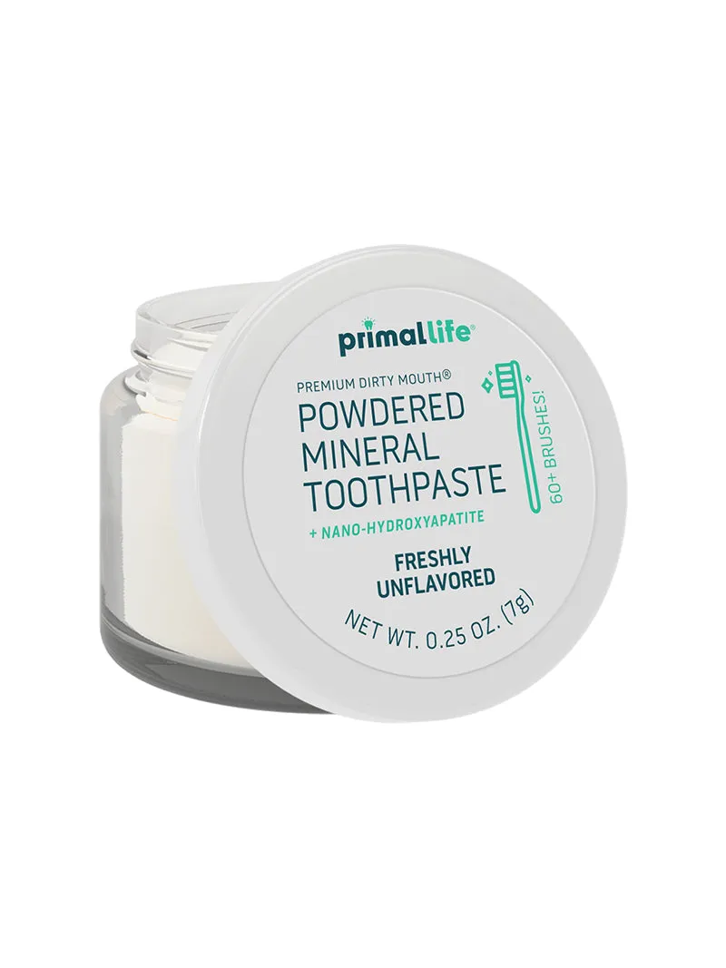 Toothpowder /  Powdered Mineral Toothpaste