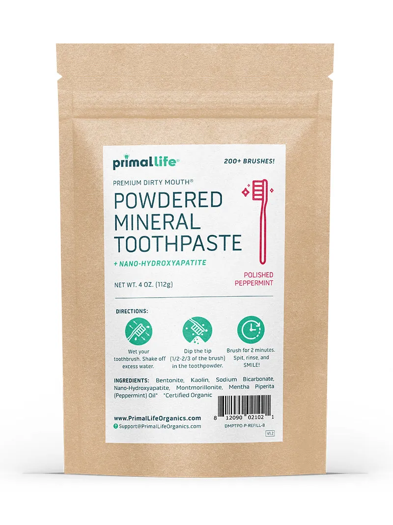 Toothpowder /  Powdered Mineral Toothpaste