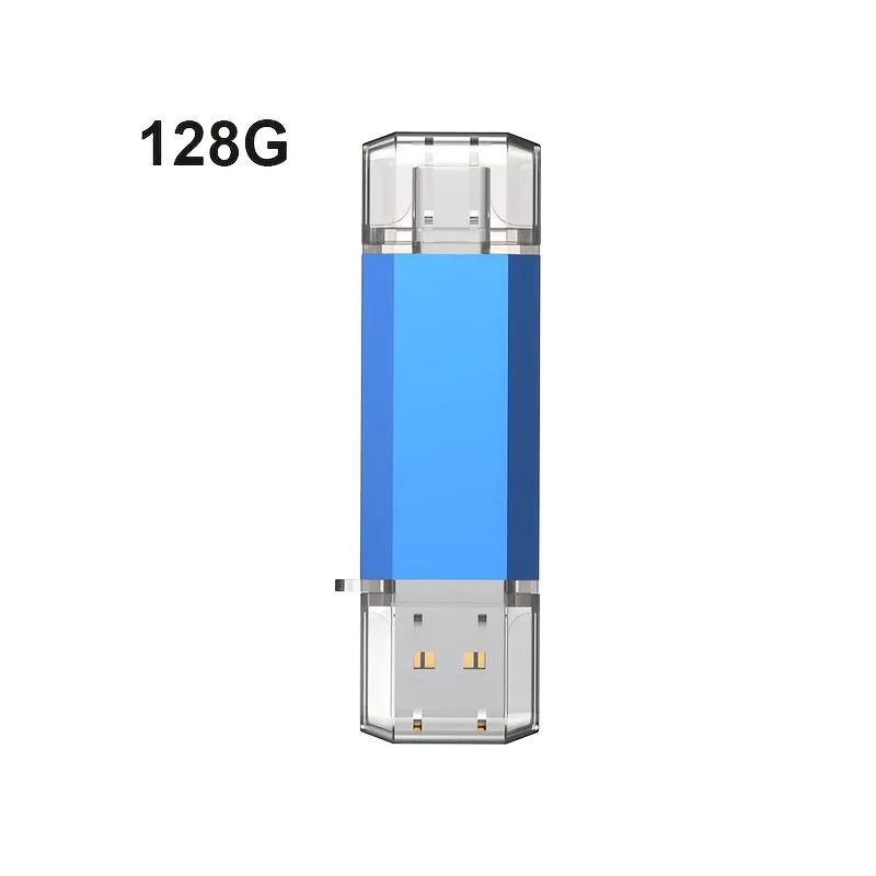 TOPESEL 2-in-1 USB C Flash Drive Dual Type C & USB 3.0 Memory Stick