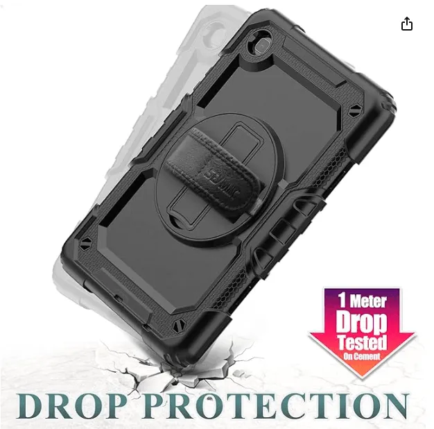 Tough Case designed for 8.7" Samsung-based Speech Tablet with Screen Protector & Strap