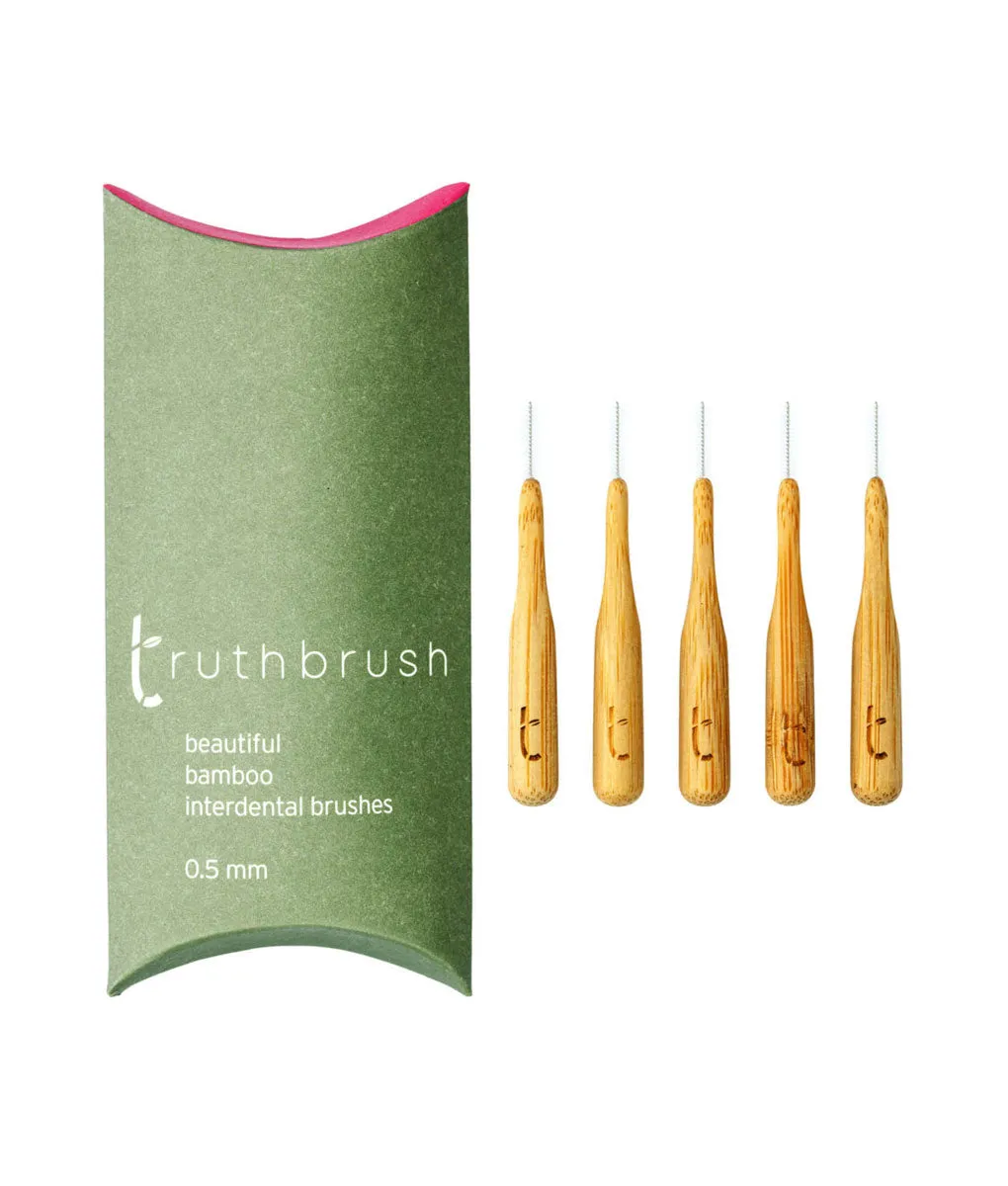 Truthbrush Bamboo Interdental Brushes x5 Pack