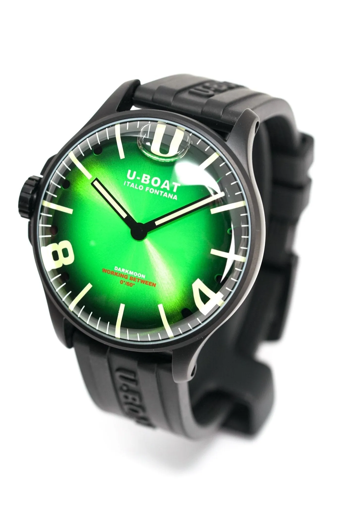 U-Boat Watch Darkmoon 44 Green Soleil IP Black 8698/C