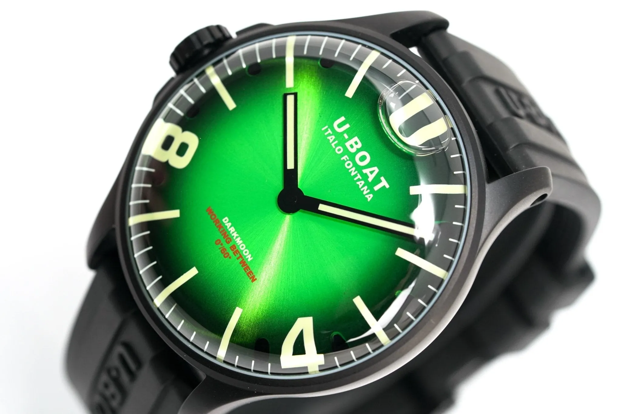 U-Boat Watch Darkmoon 44 Green Soleil IP Black 8698/C