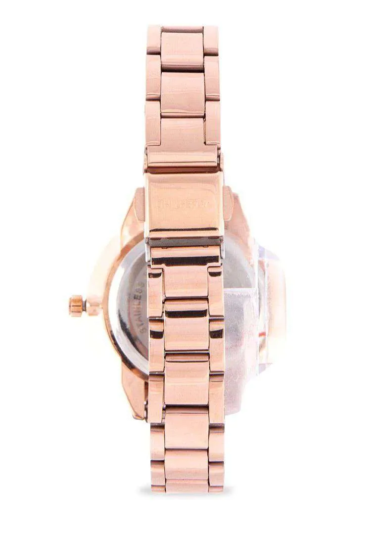 Valentino 20122173-ROSE DIAL Rose Gold Stainless Steel Band Watch for Women