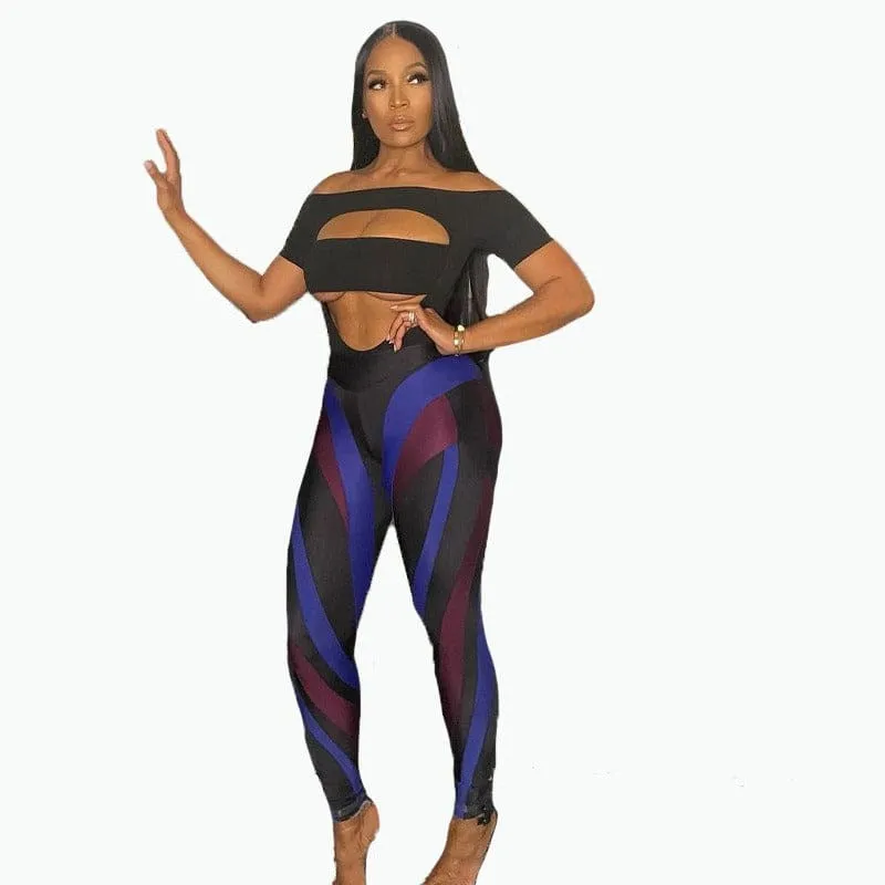 Vibrant Women’s Digital Printed Sexy Sports Leggings for the Pool