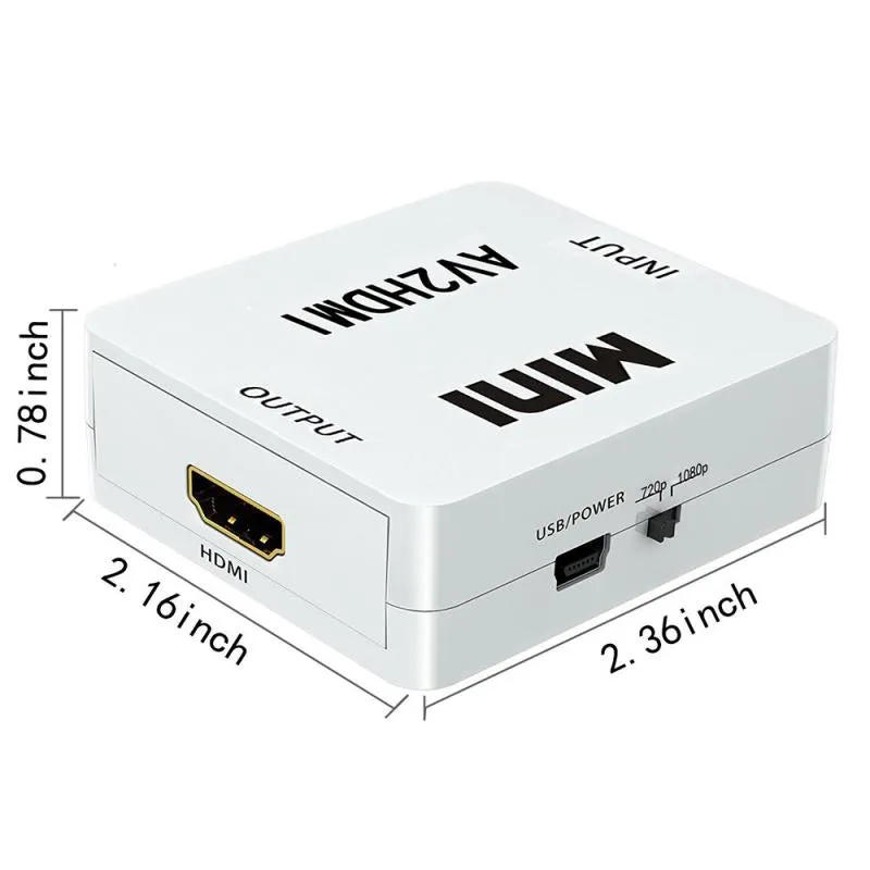 Video Audio Converter RCA to HDMI