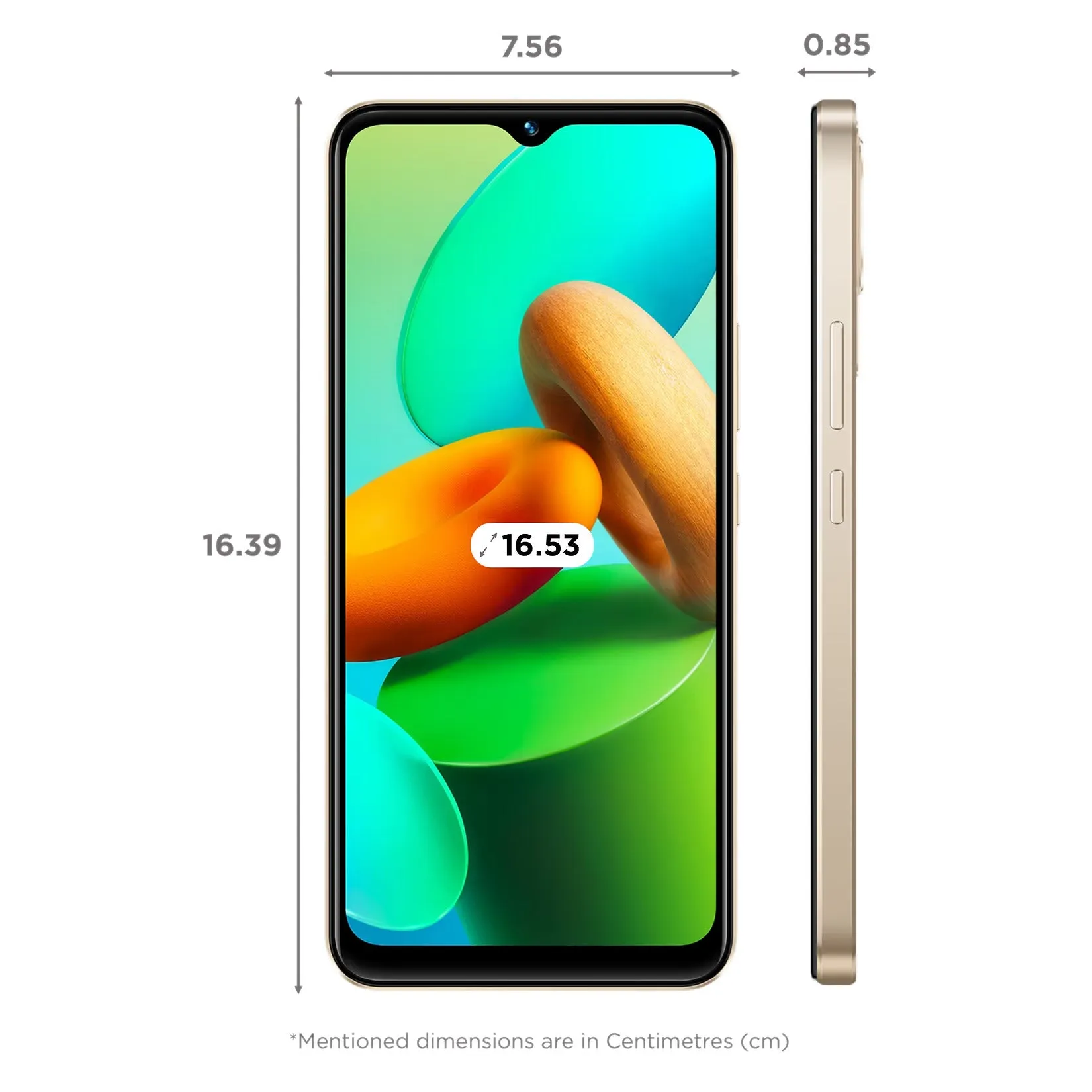 Vivo Y02 (2GB RAM, 32GB, Sunset Gold)