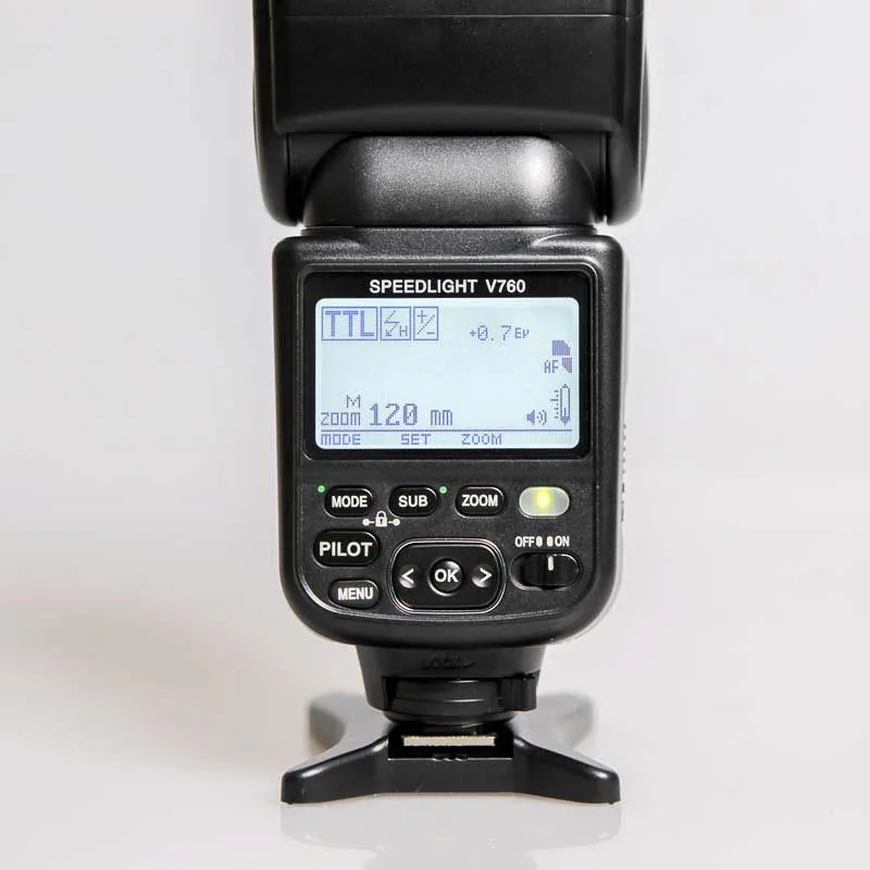 Voeloon V760 Wireless Slave TTL Flash Speedlight For Canon Hi Speed 1/8000 DSLR