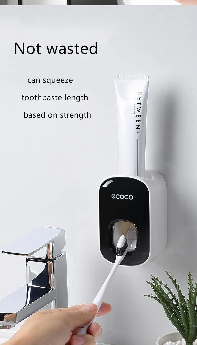 Wall-Mounted Holder Automatic Toothpaste Squeezer