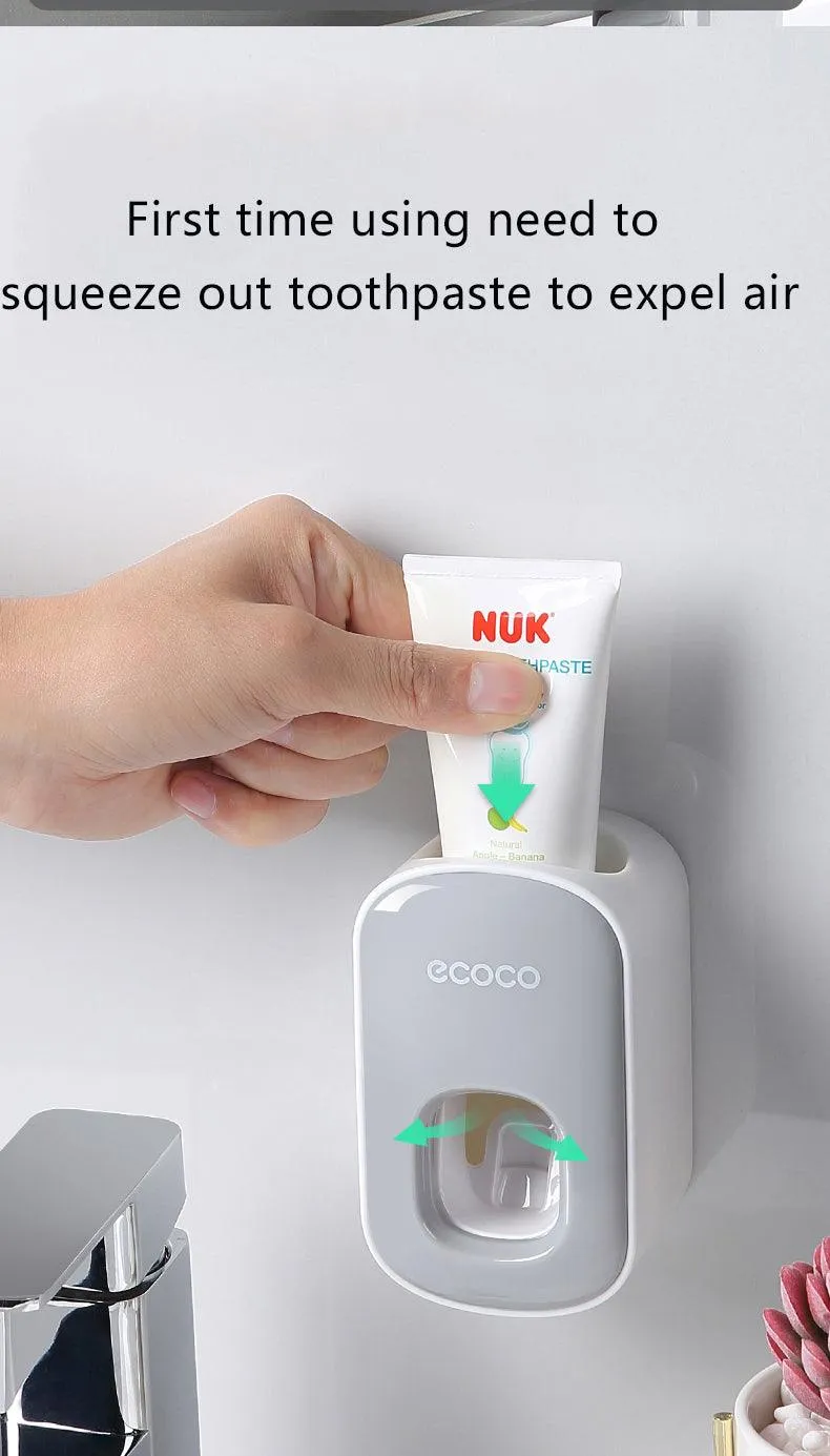 Wall-Mounted Holder Automatic Toothpaste Squeezer