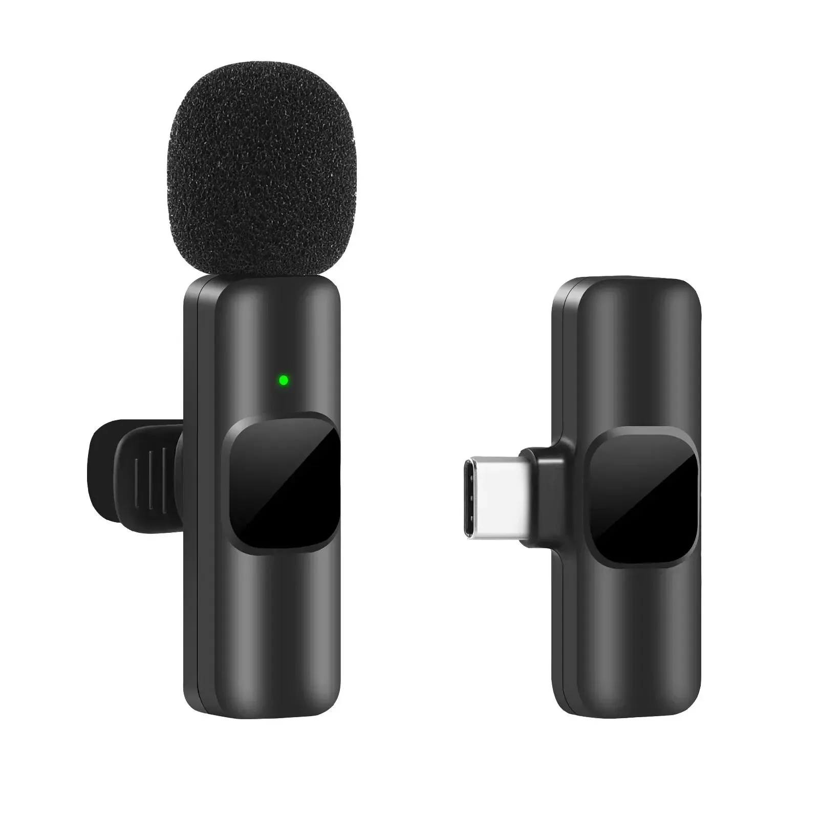 Wireless Lavalier Microphone - Portable, High-Quality Audio for iPhone & Android Recording