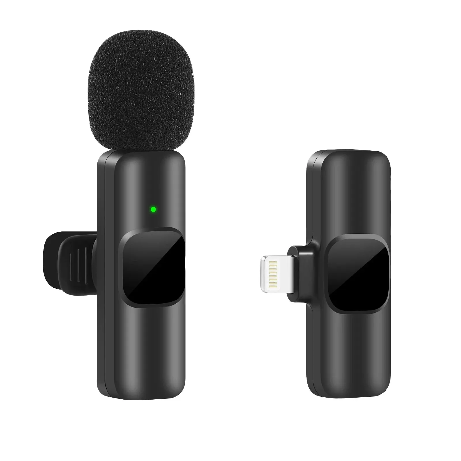 Wireless Lavalier Microphone - Portable, High-Quality Audio for iPhone & Android Recording