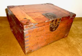 WW2 Wooden Personal Effects Memorial Storage Box