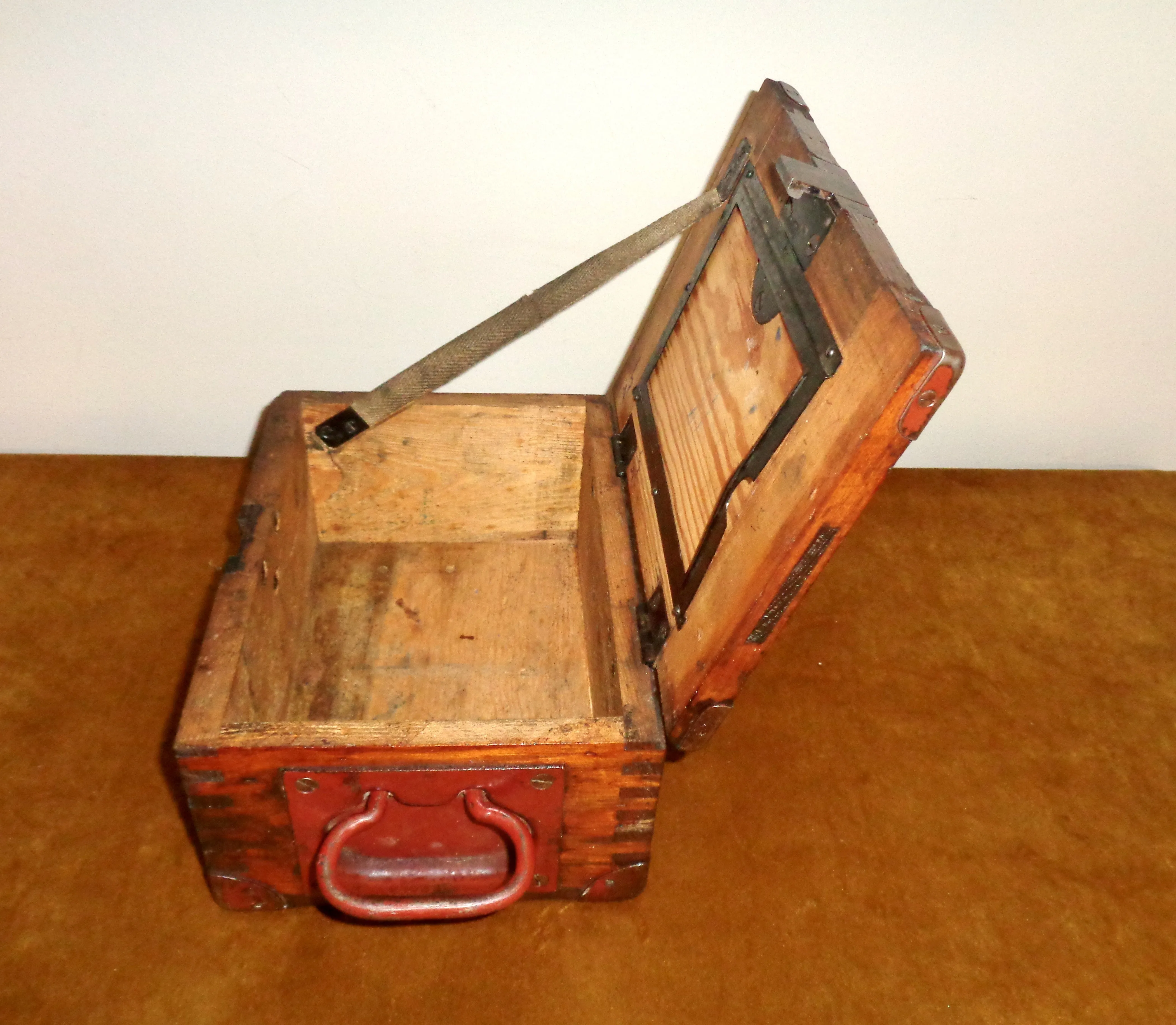 WW2 Wooden Personal Effects Memorial Storage Box