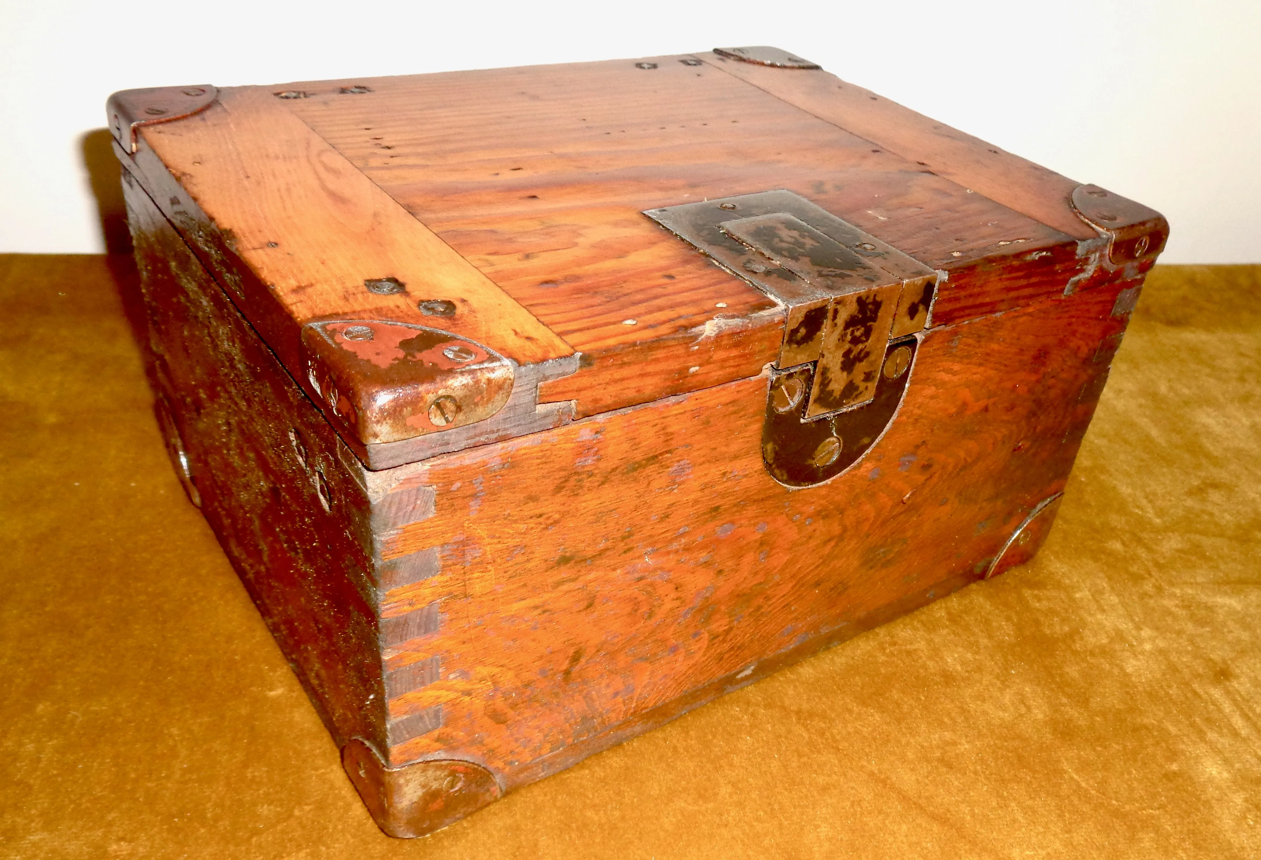 WW2 Wooden Personal Effects Memorial Storage Box