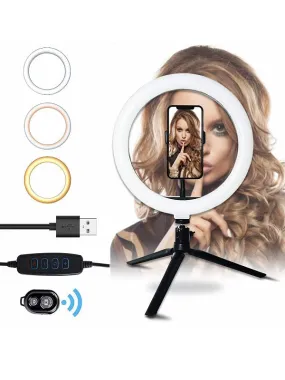 Zallure 10'' Selfie Ring Light Set