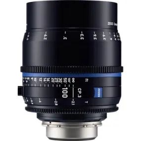 Zeiss CP.3 100mm T2.1 Feet Compact Prime Cine Lens for PL Mount