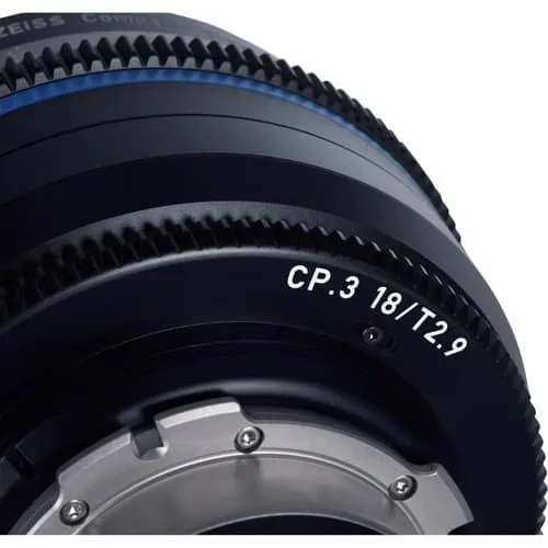 Zeiss CP.3 18mm T2.9 Feet Compact Prime Cine Lens - Canon EF Mount